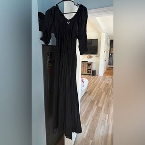 Doen navy Boho Maxi Dress